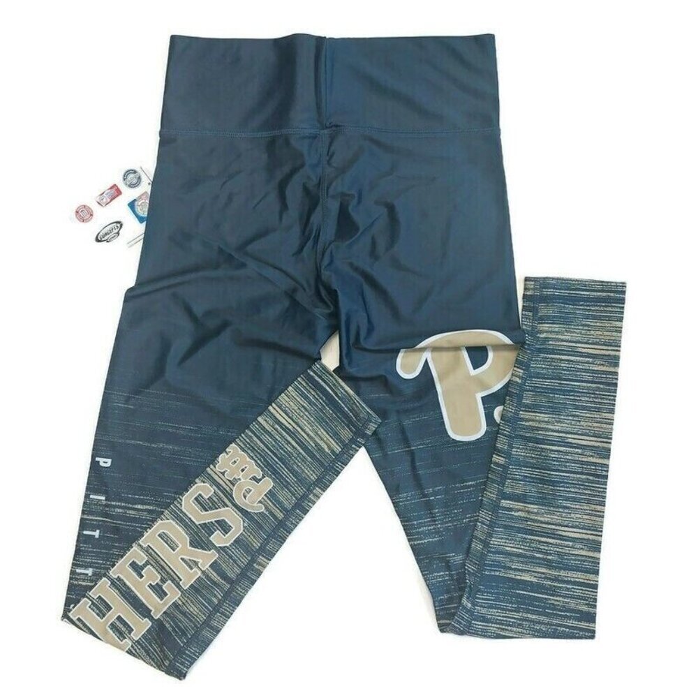 NCAA Pittsburgh Panthers Leggings Womens Small Concept Sports Yoga Pants Blue - Picture 5 of 6
